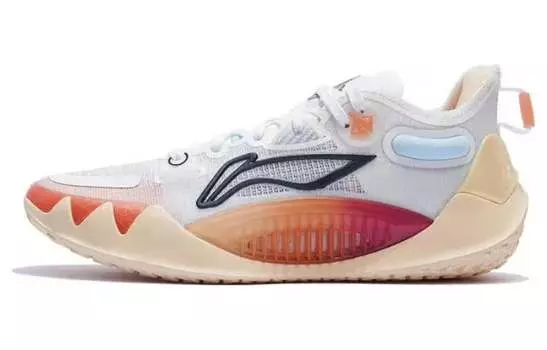 Кроссовки Li Ning Lining Jb1, белый/бежевый/оранжевый