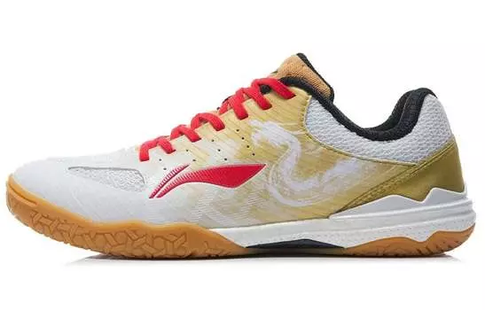 Кроссовки Li Ning Lining Men, белый/темно-желтый/красный