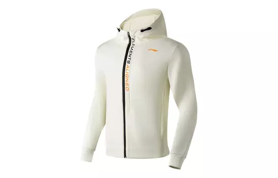 Li Ning ПОДКЛАДКА Мужская толстовка, Крем