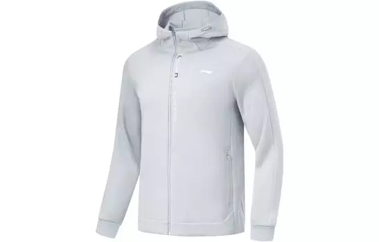 Li Ning ПОДКЛАДКА Мужская толстовка, Туманно-серый