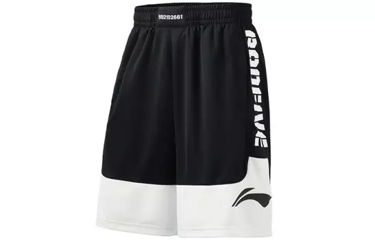 Li Ning ПОДКЛАДКА Мужские баскетбольные шорты, Черный