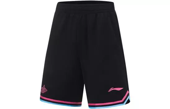 Li Ning ПОДКЛАДКА Мужские баскетбольные шорты, Черный