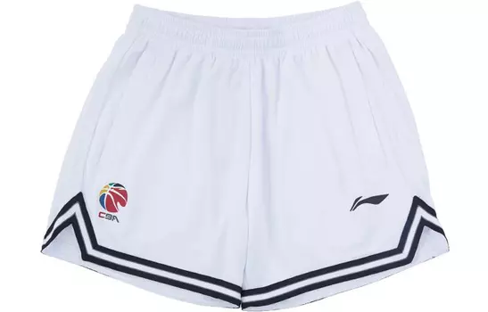 Li Ning ПОДКЛАДКА Мужские баскетбольные шорты, Белый