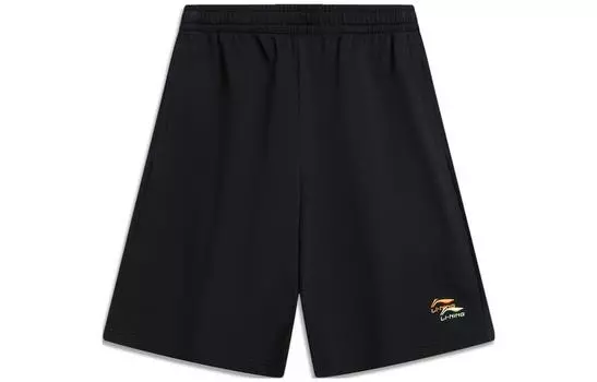 Li Ning ПОДКЛАДКА Мужские повседневные шорты, Черный