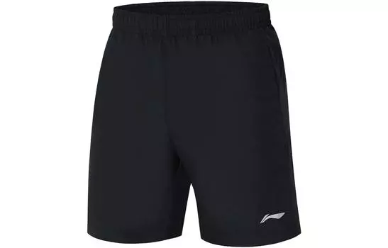 Li Ning ПОДКЛАДКА Мужские повседневные шорты, Черный