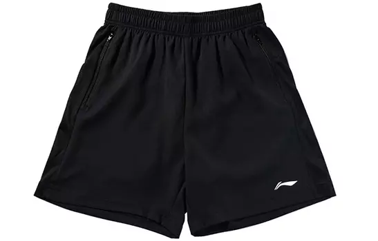 Li Ning ПОДКЛАДКА Мужские повседневные шорты, Черный