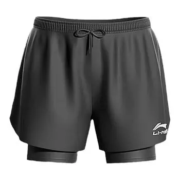 Li Ning ПОДКЛАДКА Мужские шорты для плавания, Брюки-боксеры из трех частей в рождественской подарочной упаковке
