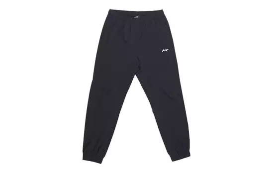 Li Ning ПОДКЛАДКА Мужские трикотажные спортивные штаны, Черный