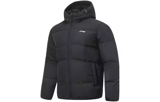 Li Ning ПОДКЛАДКА Мужской пуховик, Черный