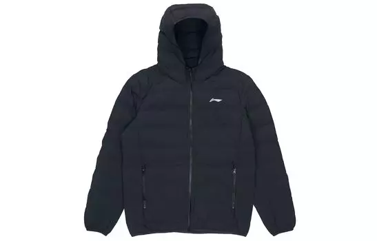 Li Ning ПОДКЛАДКА Мужской пуховик, Черный
