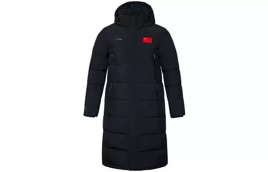 Li Ning ПОДКЛАДКА Мужской пуховик, Черный
