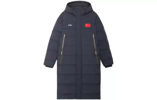 Li Ning ПОДКЛАДКА Мужской пуховик, Черный