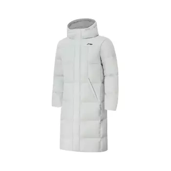 Li Ning ПОДКЛАДКА Мужской пуховик, Светло-серый