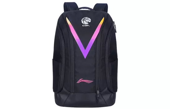 Li Ning ПОДКЛАДКА Мужской рюкзак CBA Collection, Черный