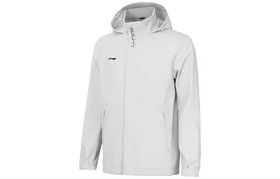 Li Ning ПОДКЛАДКА Мужской тренч, Светло-серый