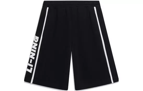 Li Ning ПОДКЛАДКА Повседневные шорты унисекс, Черный