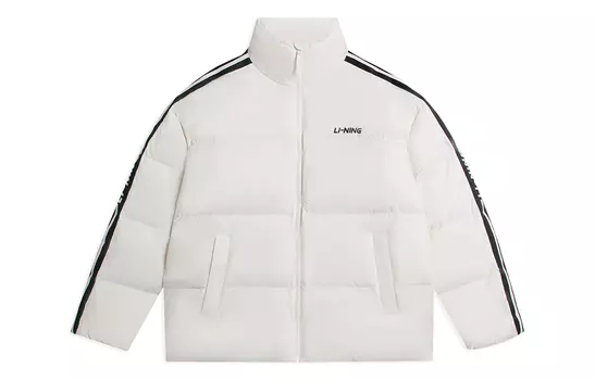 Li Ning ПОДКЛАДКА Пуховик унисекс, Белый