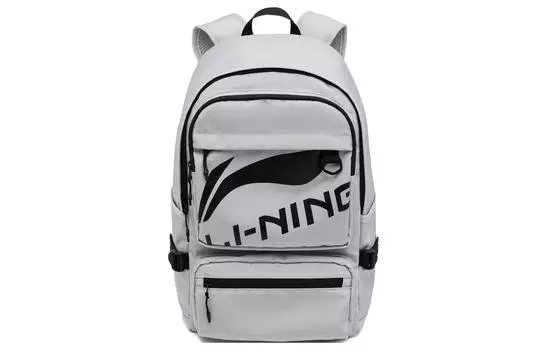 Li Ning ПОДКЛАДКА Рюкзак унисекс Sports Life Collection, Серый