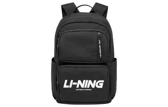 Li Ning ПОДКЛАДКА Рюкзак унисекс Sports Life Collection, Черный