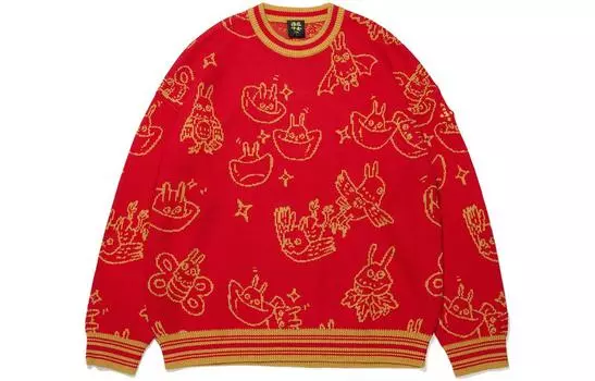Li Ning ПОДКЛАДКА Свитер унисекс, Красный