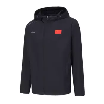 Li Ning ПОДКЛАДКА Тренч унисекс, AFDU317-2 Голубино-серый |