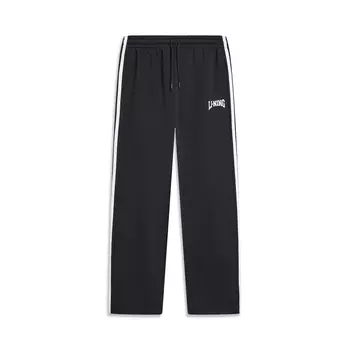 Li Ning ПОДКЛАДКА Трикотажные спортивные штаны унисекс, Черный