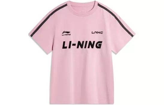 Li Ning ПОДКЛАДКА Женская футболка, Тюль пудра