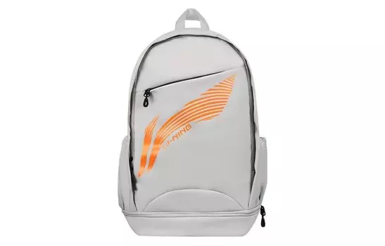 Li Ning Рюкзак унисекс с подкладкой, Белый апельсин спельты