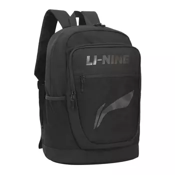 Li Ning Рюкзак унисекс с подкладкой, Черный
