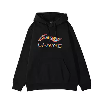 Li Ning Толстовка унисекс с подкладкой, Черный