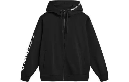 Li Ning Толстовка унисекс с подкладкой, Черный