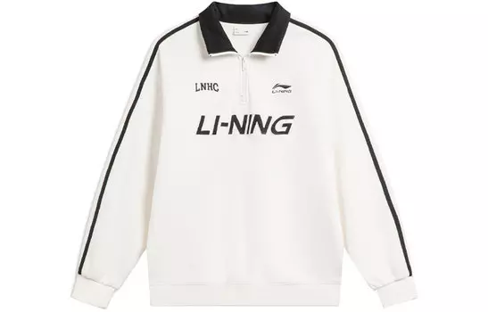 Li Ning Толстовка унисекс с подкладкой, Молочно-белый