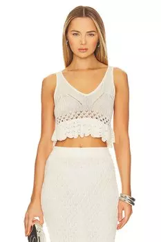 Ли топ Beach Riot, белый