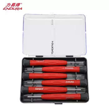 Li Yi De, 6 предметов, крестообразная мини-отвертка, набор инструментов E1114 Endura