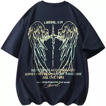 Liberal Youth Ministry Футболка унисекс «Либеральное молодежное служение», Белый/Розово-красный