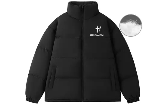 Liberal Youth Ministry Стеганая куртка унисекс «Либеральное молодежное служение», Пыльный синий