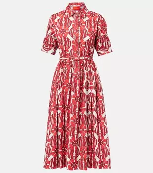 Либертин платье-рубашка из хлопка с принтом La DoubleJ, Clover