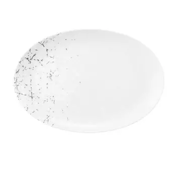 Liberty Brace Тарелка сервировочная овальная 35 см Seltmann Weiden, белый черный