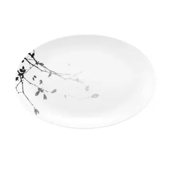 Liberty Dark Rose Hip Тарелка сервировочная овальная 31,5 см Seltmann Weiden, белый черный