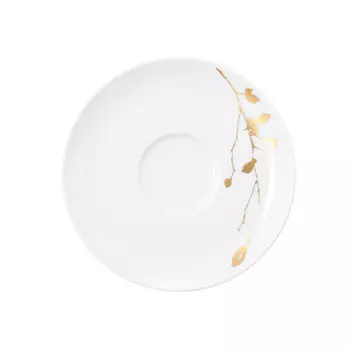 Liberty Golden Rose Hip комбинированное блюдце большое 16,5 см Seltmann Weiden, белое золото