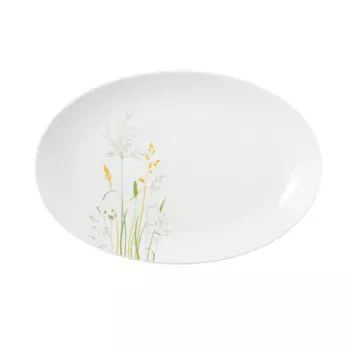 Liberty Meadow Grasses Green Тарелка сервировочная овальная 31,5 см Seltmann Weiden, белый/красочный