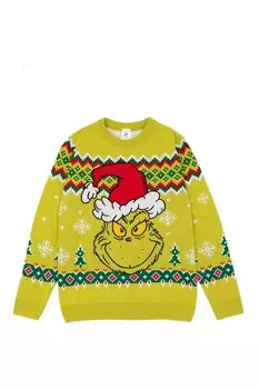 Лицензионный мужской вязаный рождественский свитер для взрослых Vanilla Underground, зеленый