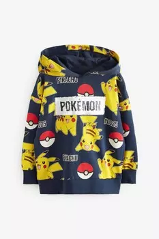 Лицензированная толстовка с капюшоном Pokmon (3 16 лет) Next, синий