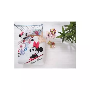Лицензированный Tac Комплект постельного белья Минни Микки Уотер, двойной