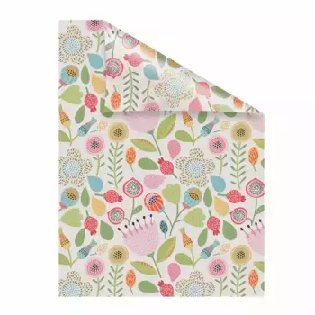 LICHTBLICK ORIGINAL оконная пленка "Цветы", 1 шт., непрозрачная, структурированная в клейкие точки 100х180 см, цвет bunt