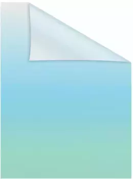 LICHTBLICK ORIGINAL оконная пленка "Ombre Petrol", 1 шт., непрозрачная, структурированные клейкие точки, самоклеящаяся, защита конфиденциальности 100х130 см, цвет petrol