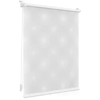 LICHTBLICK ORIGINAL рулонная штора с боковым подъемом «Rollo Klemmfix, без сверления, непрозрачная - выгорание», непрозрачная, защитная сетка, свободно висит, цвет wei/Sonne + wei