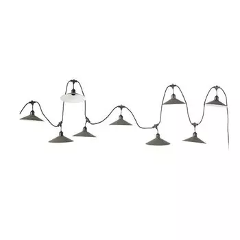 LICHTERKETTE 6m VINTY RACCORDABLE, серый