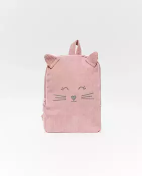 Лицо вельветового рюкзака Sfera, розовый