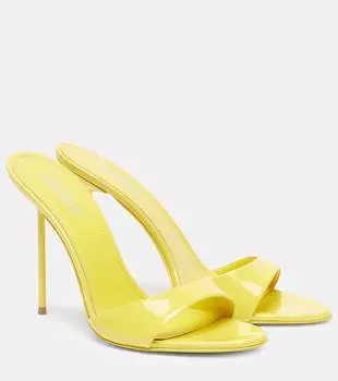 Лидия лаковые мюли Paris Texas, Sunflower